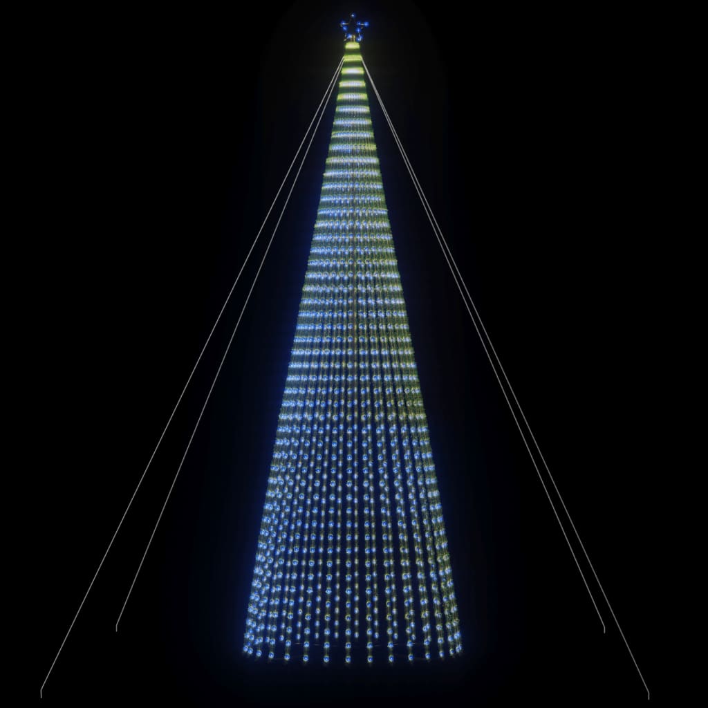 vidaXL Juletre lyskjegle 1544 LED blå 500 cm