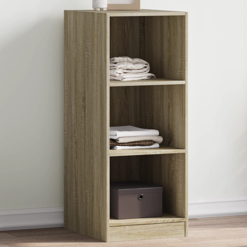 vidaXL Garderobe sonoma eik 48x41x102 cm konstruert tre