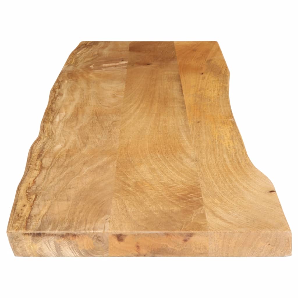 vidaXL Bordplate 180x40x3,8 cm naturlig kant heltre mango