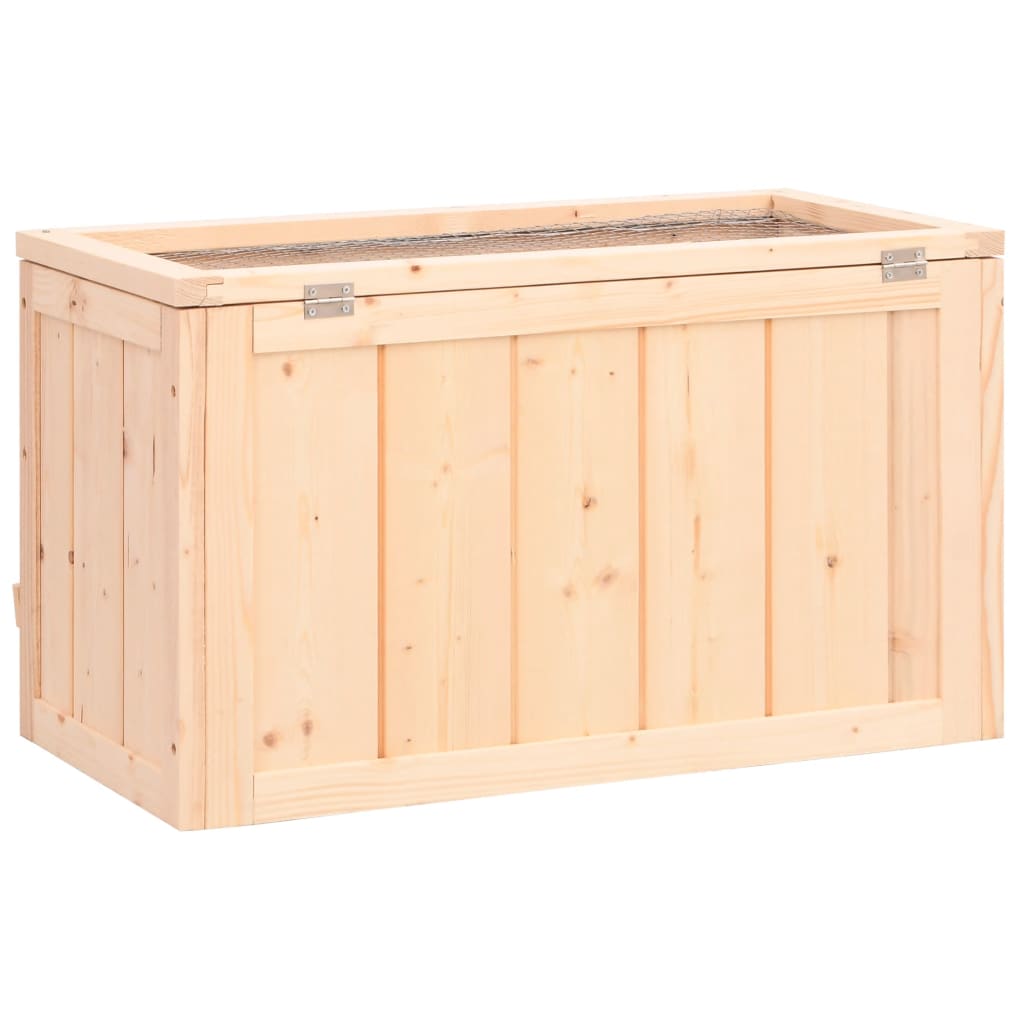 vidaXL Hamsterbur 60x30x35 cm heltre gran