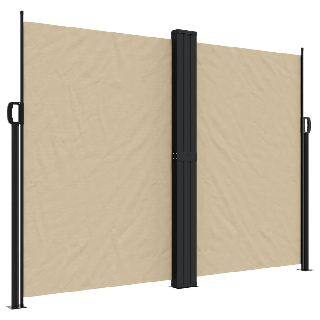 vidaXL Uttrekkbar sidemarkise 180x1200 cm beige