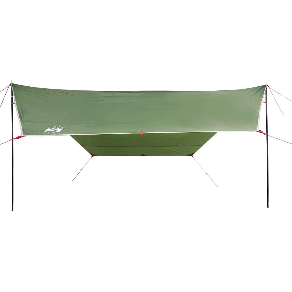 vidaXL Campingpresenning grønn 430x380x210 cm vanntett