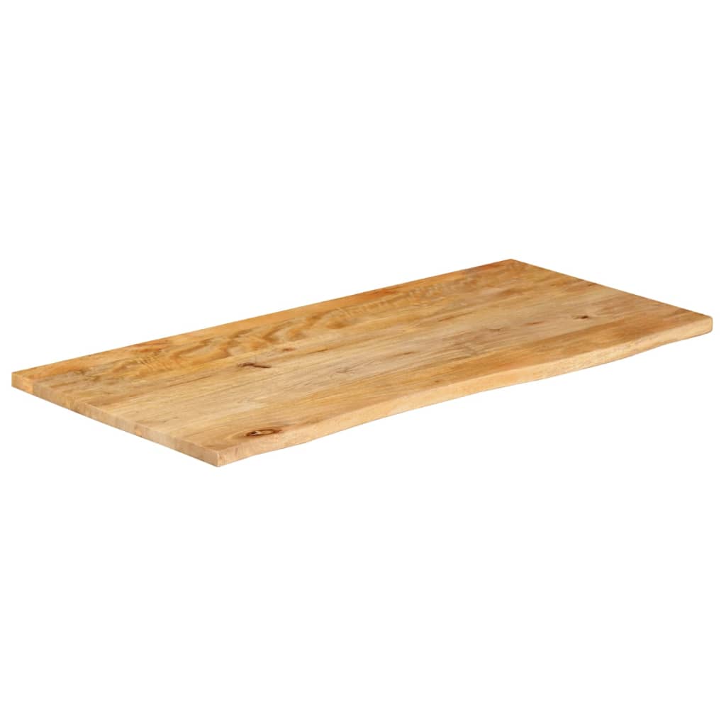 vidaXL Bordplate 100x60x2,5 cm naturlig kant heltre mango