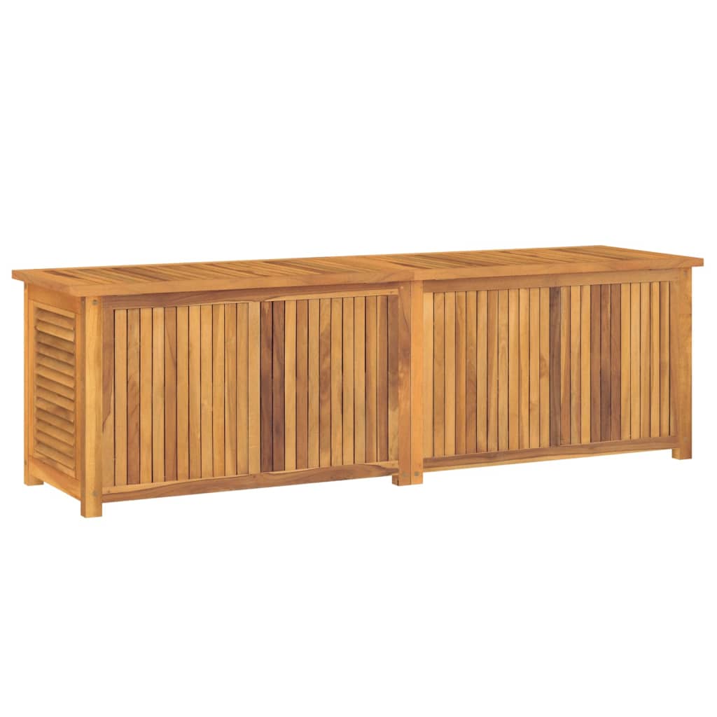 vidaXL Putekasse med pose 175x50x53 cm heltre teak