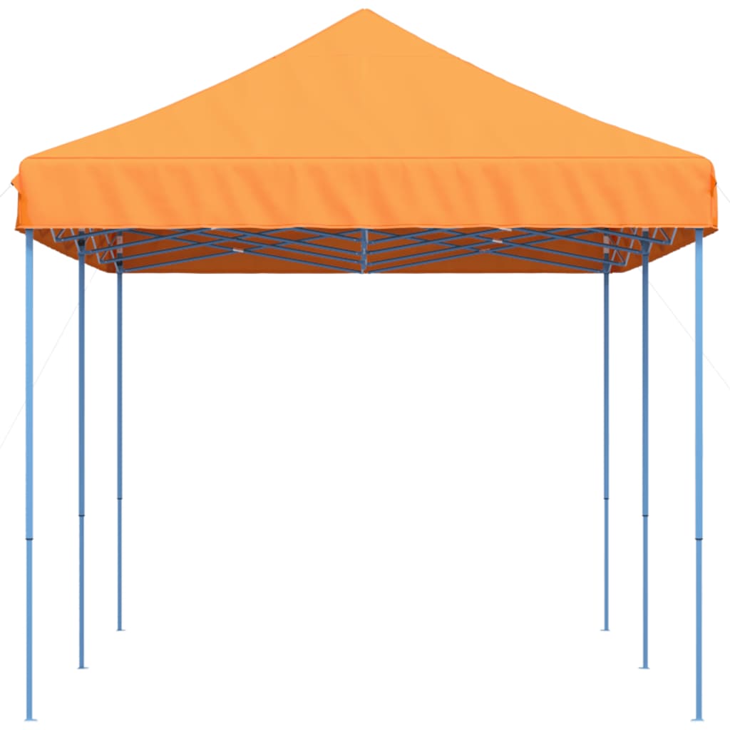 vidaXL Sammenleggbart partytelt pop-up oransje 580x292x315 cm