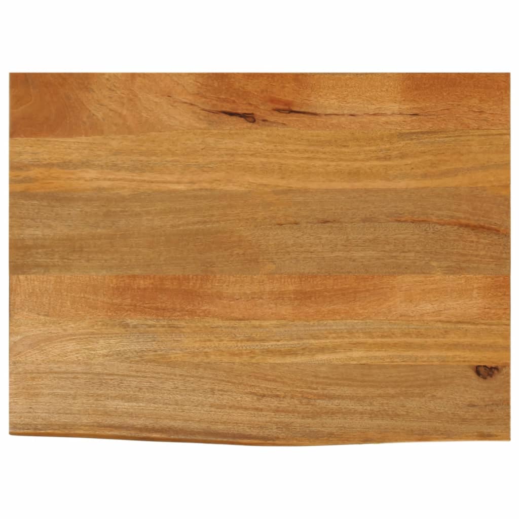 vidaXL Bordplate 80x60x2,5 cm naturlig kant heltre mango