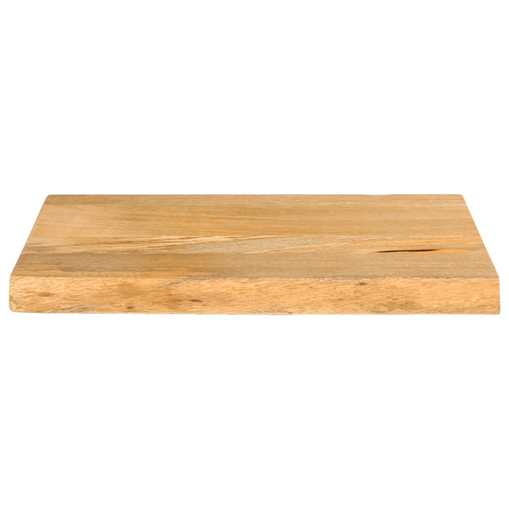 vidaXL Bordplate med naturlig kant 50x30x2,5 cm heltre mango