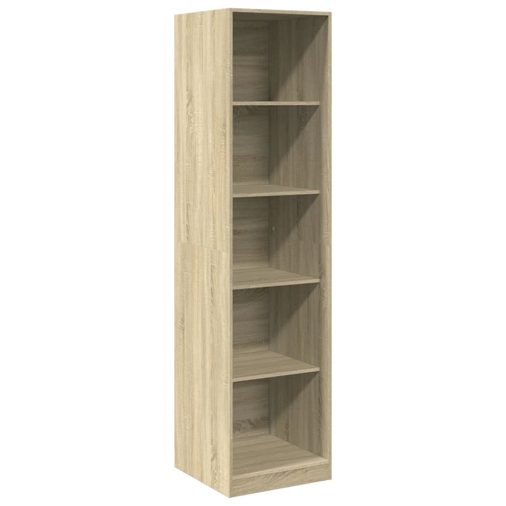 vidaXL Garderobe sonoma eik 50x50x200 cm konstruert tre