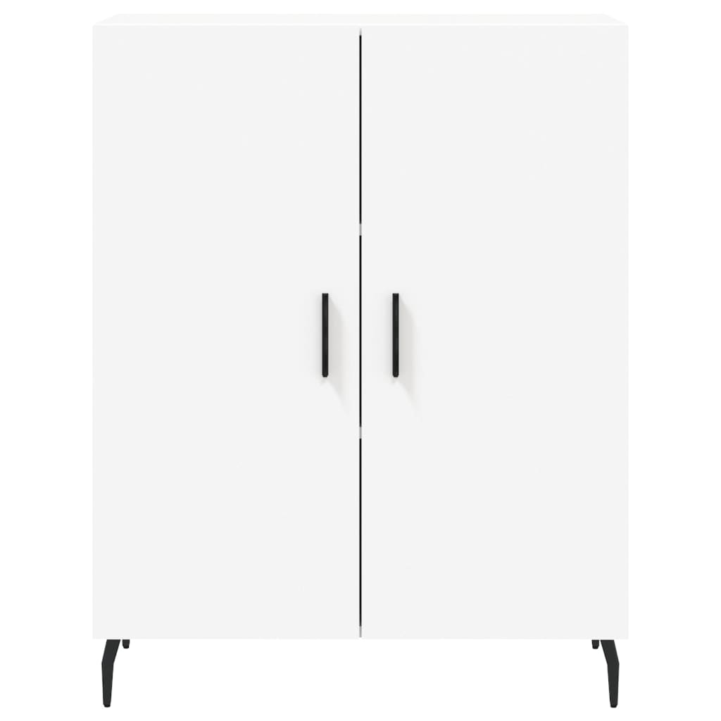 vidaXL Highboard hvit 69,5x34x180 cm konstruert tre