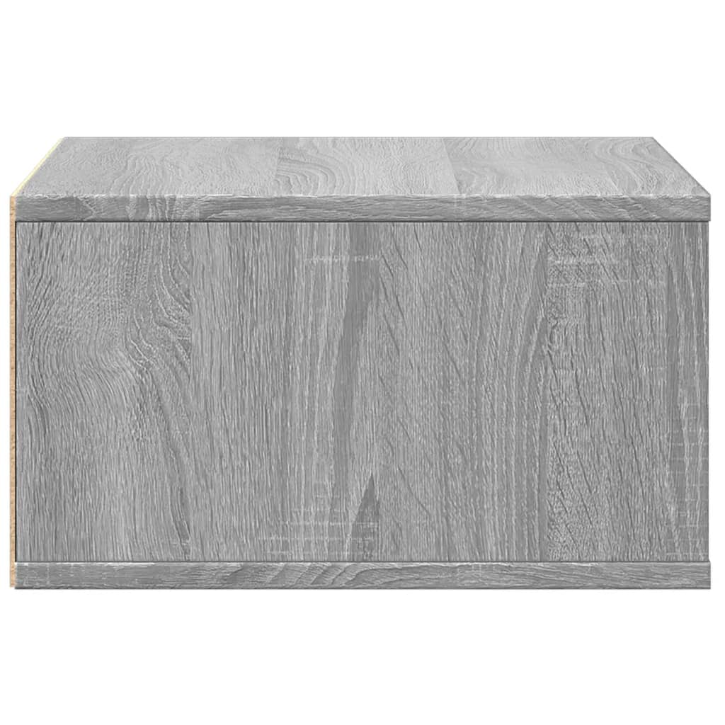 vidaXL Skriverbord grå sonoma 49x40x22,5 cm konstruert tre