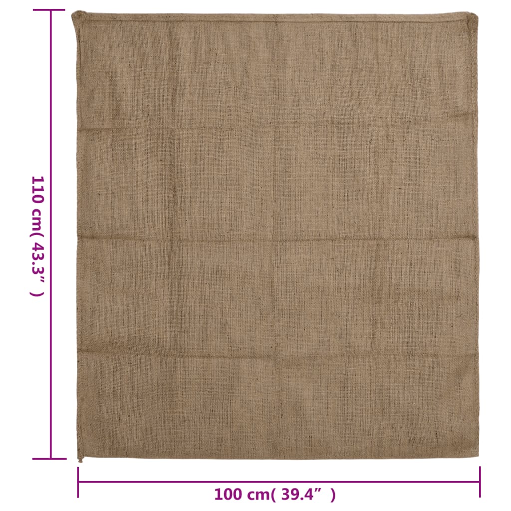 vidaXL Jutesekker 30 stk 100x110 cm 100% jute 340 gsm