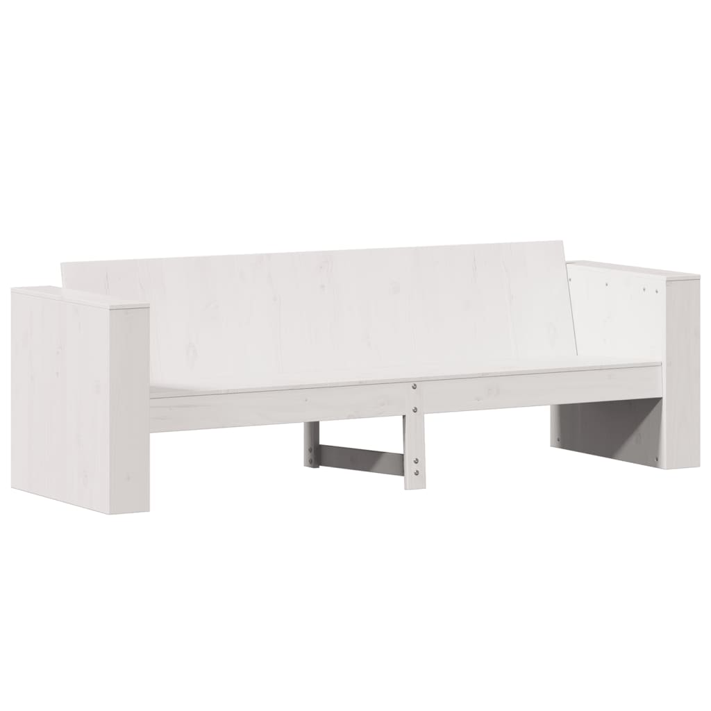 vidaXL Hagesofa 3-seters 189x60x62 cm heltre furu