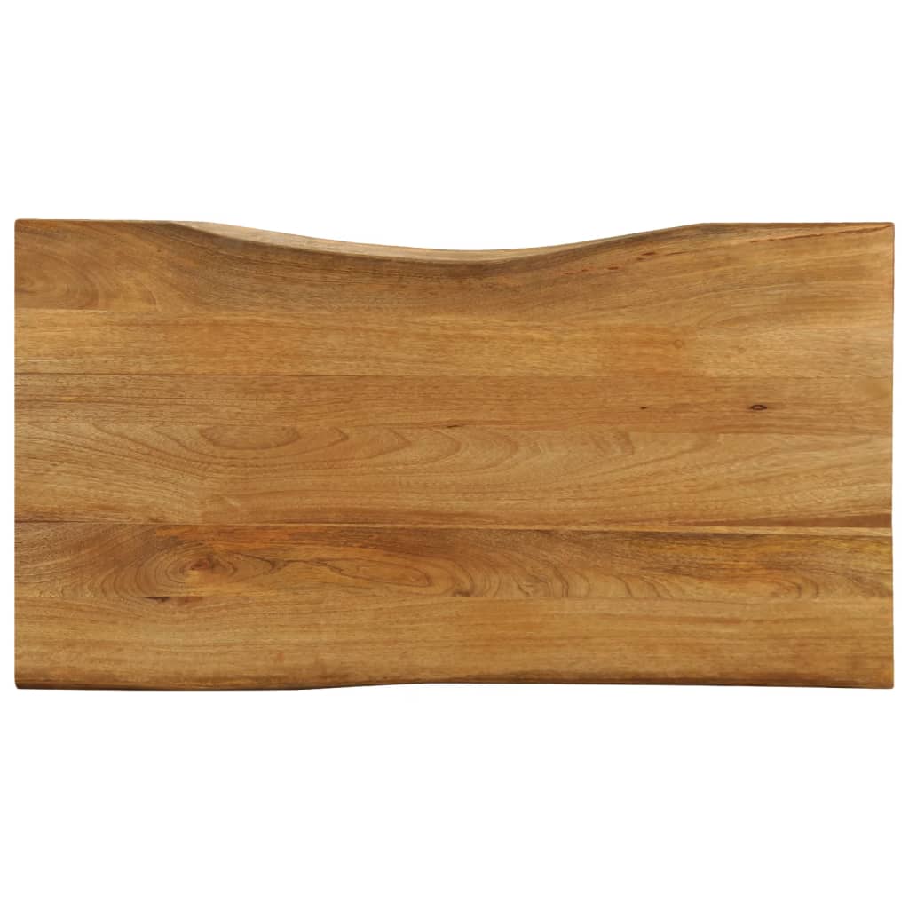 vidaXL Bordplate 100x60x2,5 cm naturlig kant heltre mango