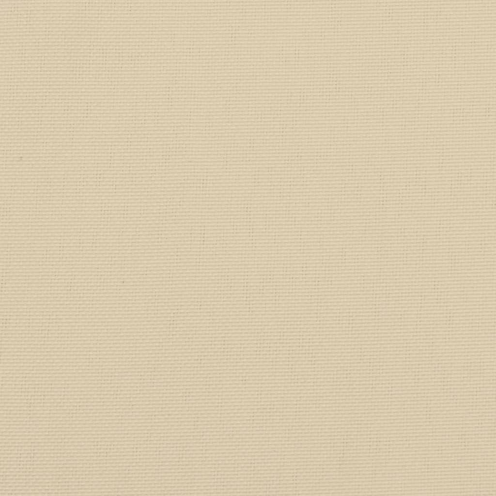 vidaXL Puter til hagebenk 2 stk beige 180x50x7 cm oxfordstoff