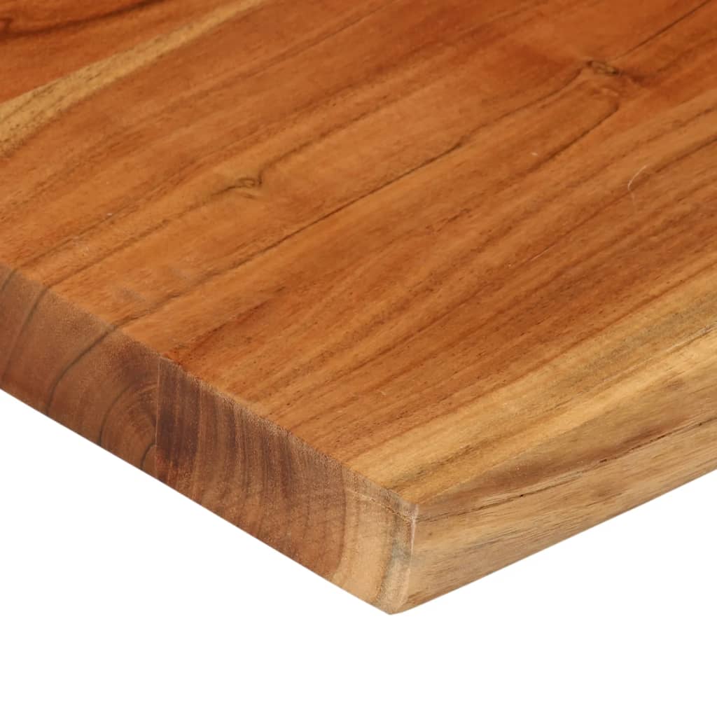 vidaXL Bordplate 60x60x3,8 cm firkantet heltre akasie naturlig kant