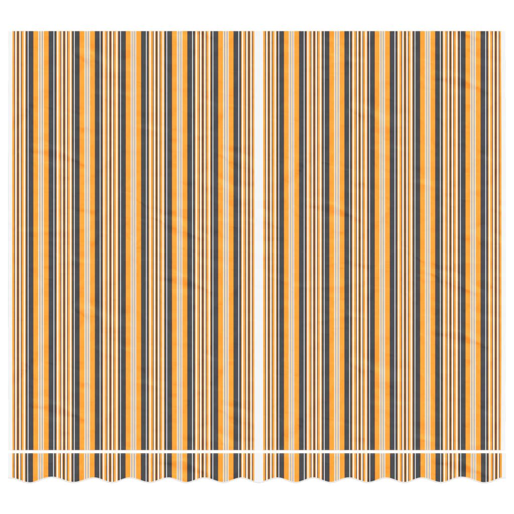 vidaXL Erstatningsduk for markise flerfarget stripe 3x2,5 m