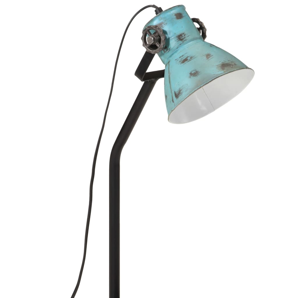 vidaXL Skrivebordslampe 25 W denimblå 17x17x60 cm E27