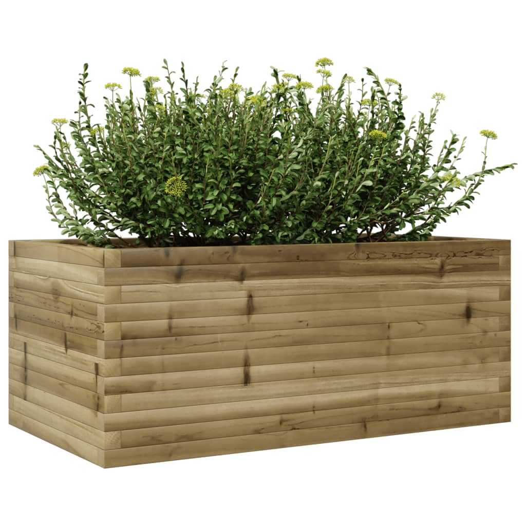 vidaXL Plantekasse 110x60x45,5 cm impregnert furu