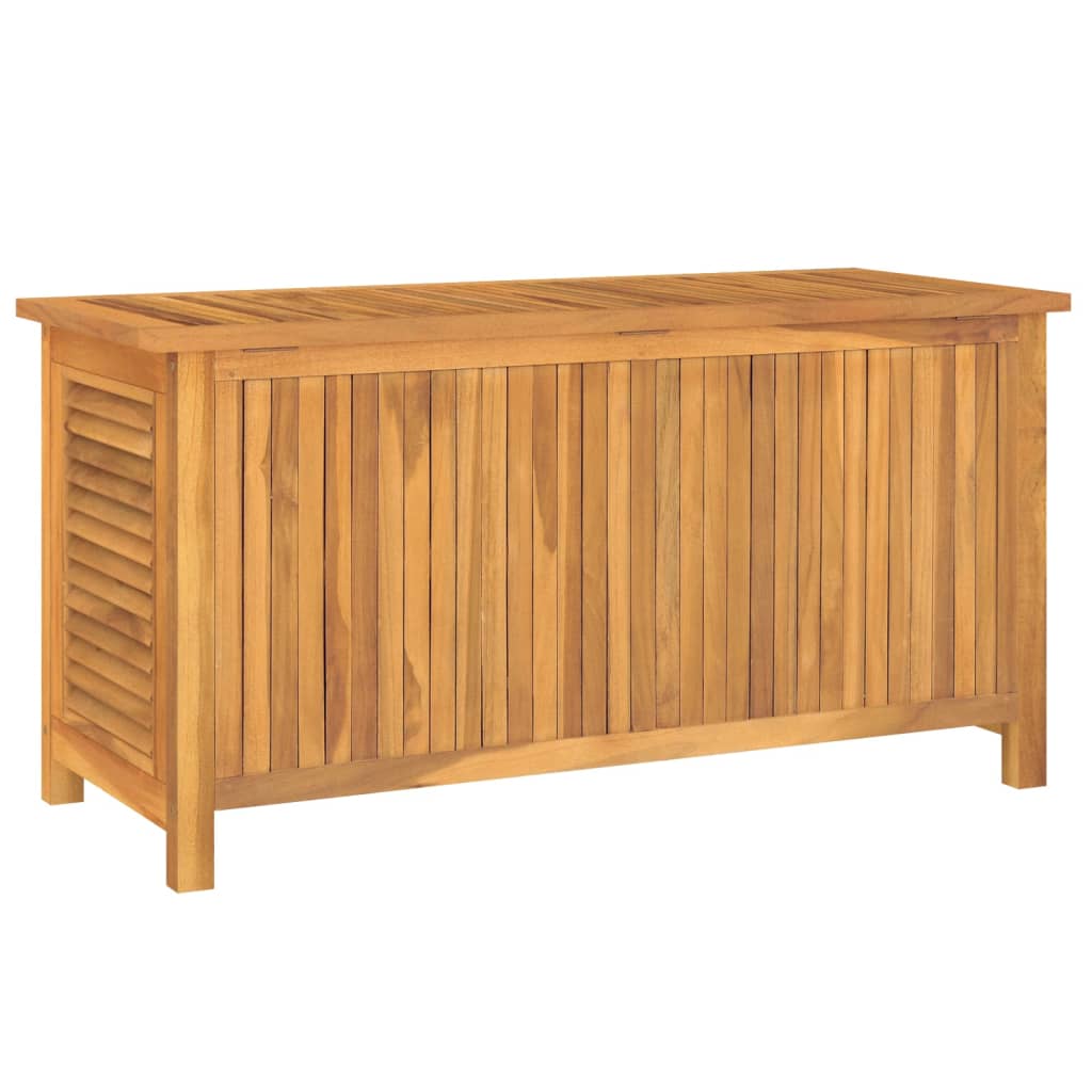 vidaXL Putekasse med pose 114x50x58 cm heltre teak