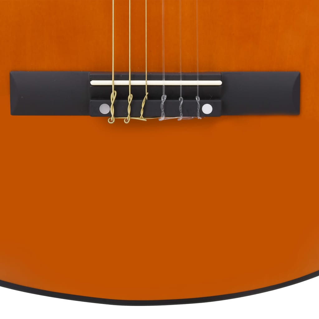 vidaXL Klassisk gitarsett for nybegynnere 8 deler 3/4 36"