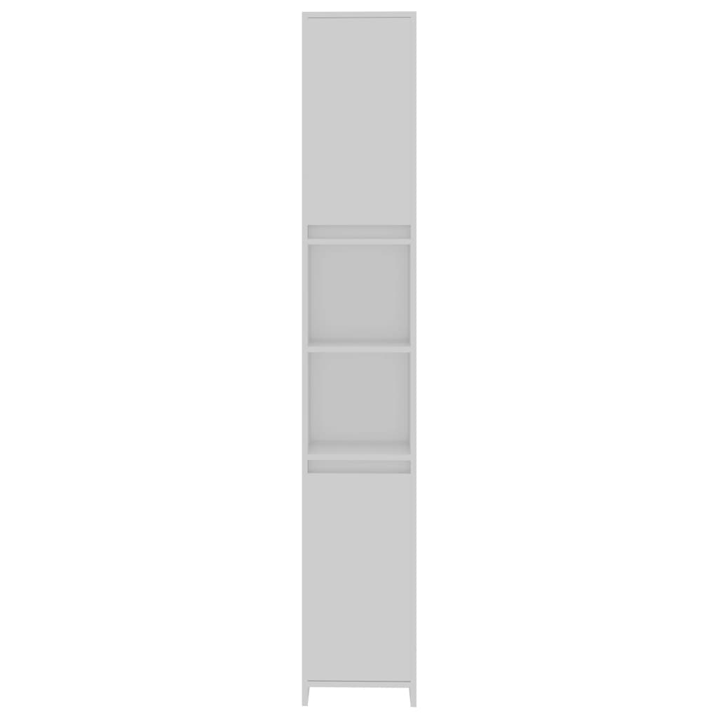 vidaXL Baderomsmøbler 3 deler hvit konstruert tre