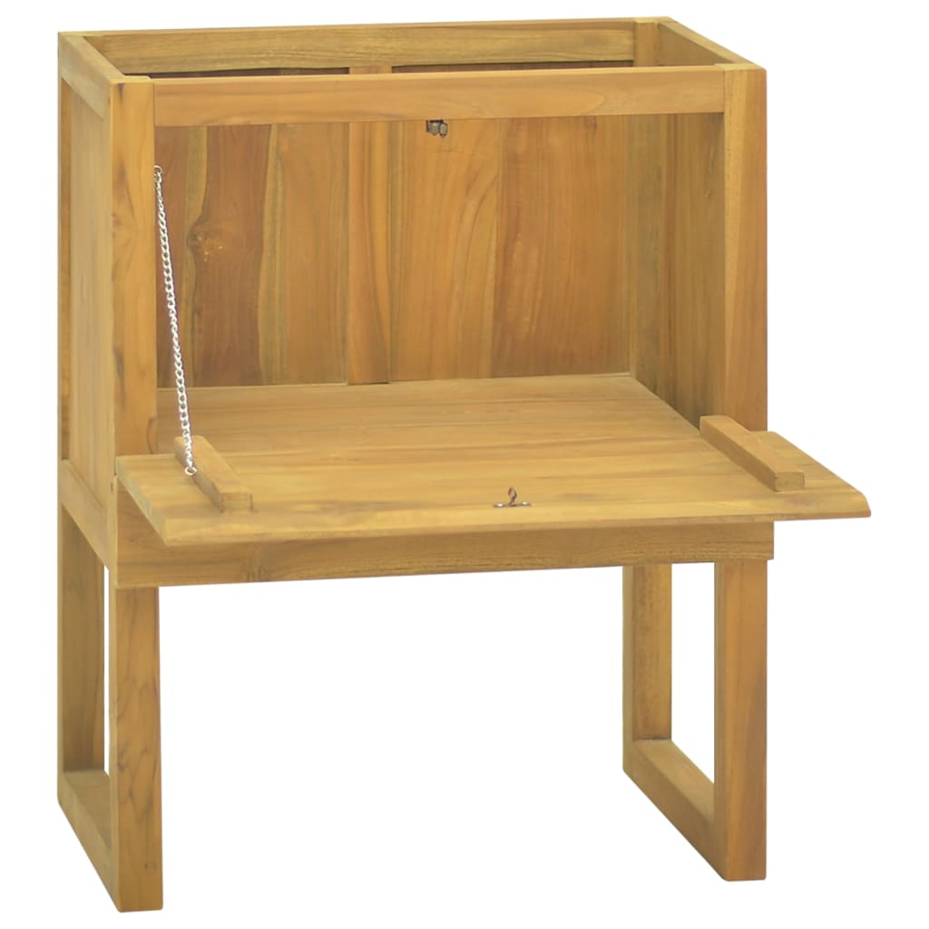 vidaXL Baderomsskap 60x40x75 cm heltre teak