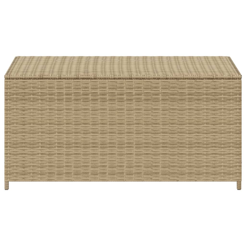 vidaXL Putekasse blandet beige 190L cm polyrotting