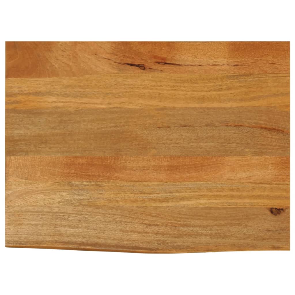 vidaXL Bordplate naturlig kant 80x60x3,8 cm heltre mango