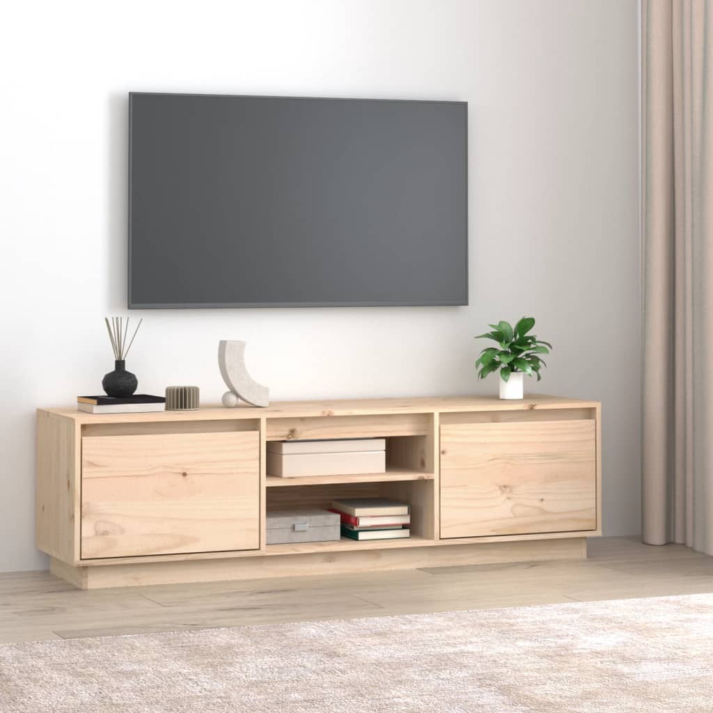 vidaXL TV-benk 140x35x40 cm heltre furu