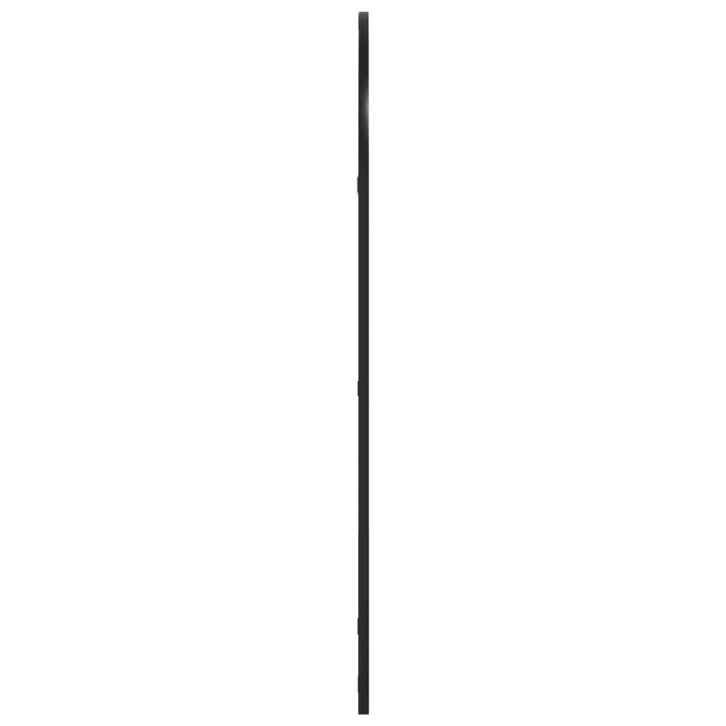vidaXL Veggspeil svart 60x100 cm buet jern