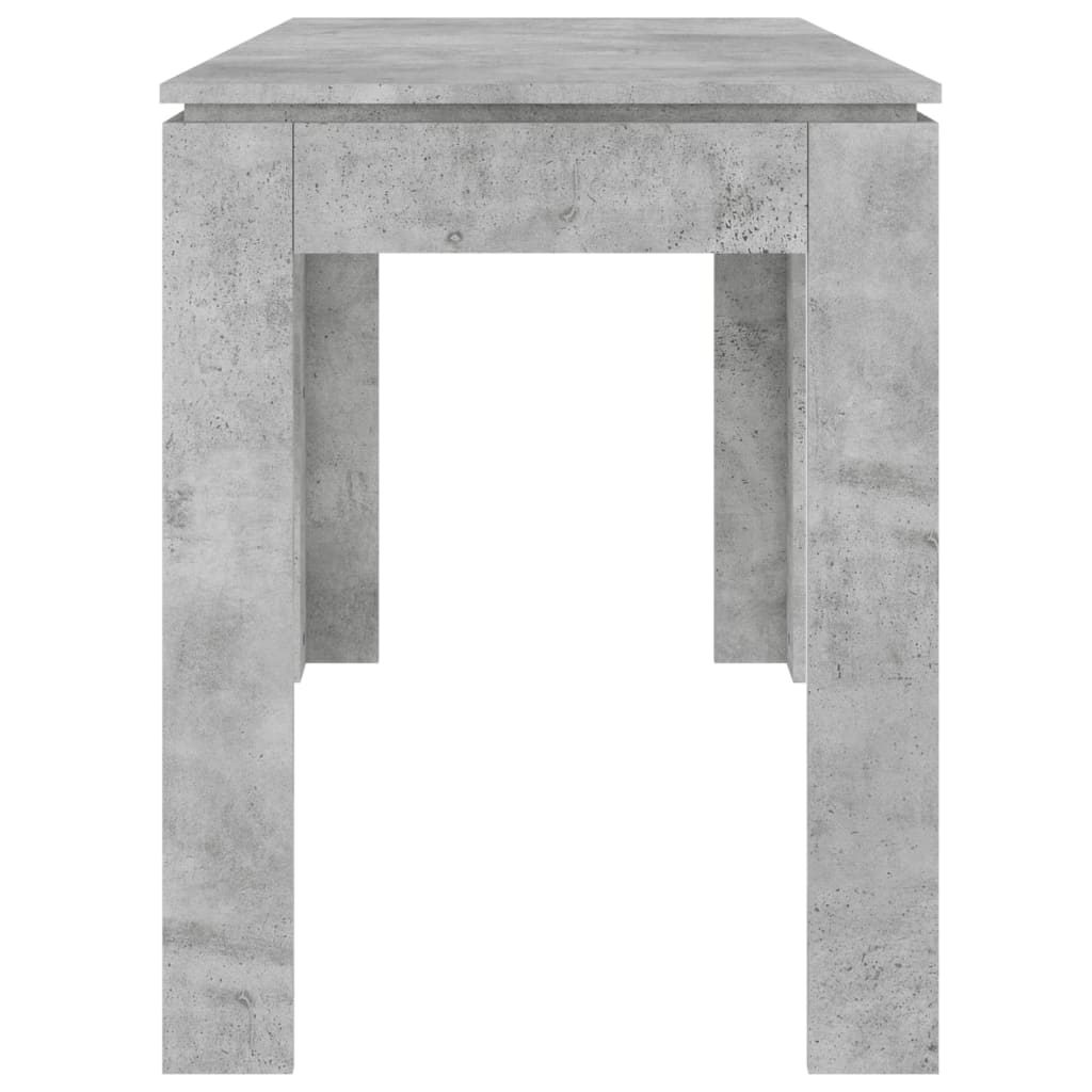 vidaXL Spisebord betonggrå 120x60x76 cm konstruert tre