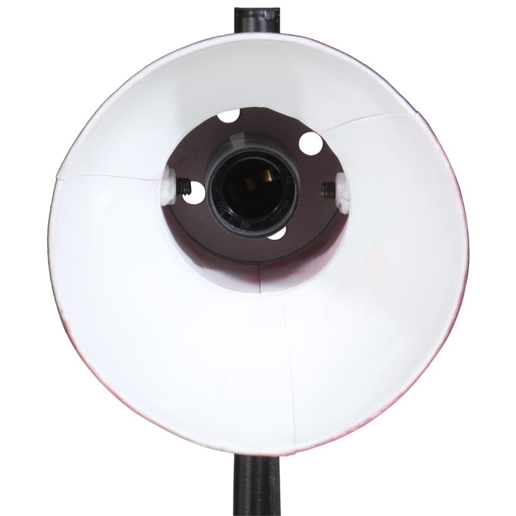 vidaXL Vegglampe 25 W mørkerød 25x25x90/160 cm E27