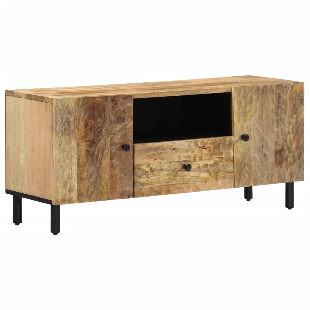 vidaXL TV-benk 105x33x46 cm heltre mango