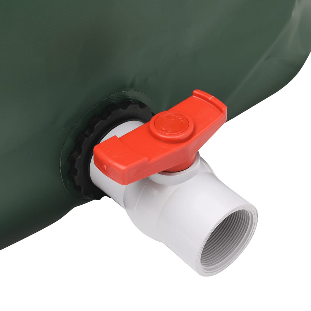 vidaXL Vanntank med kran sammenleggbar 360 L PVC