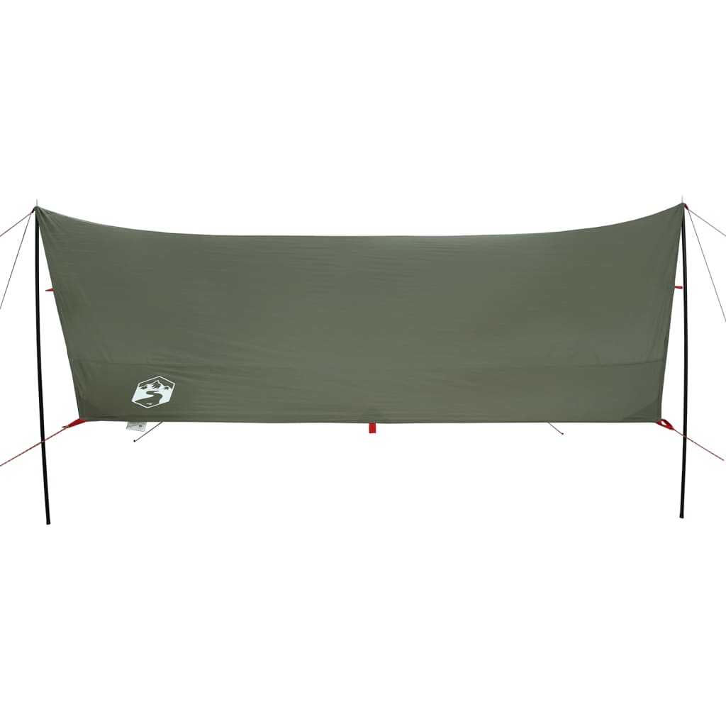 vidaXL Campingpresenning olivengrønn 438x376x212 cm vanntett