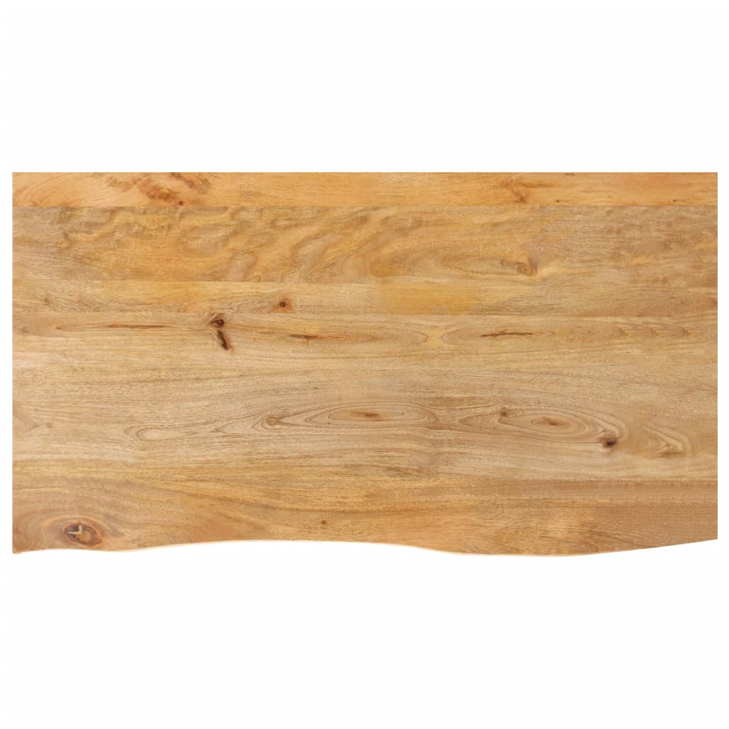 vidaXL Bordplate 100x60x2,5 cm naturlig kant heltre mango