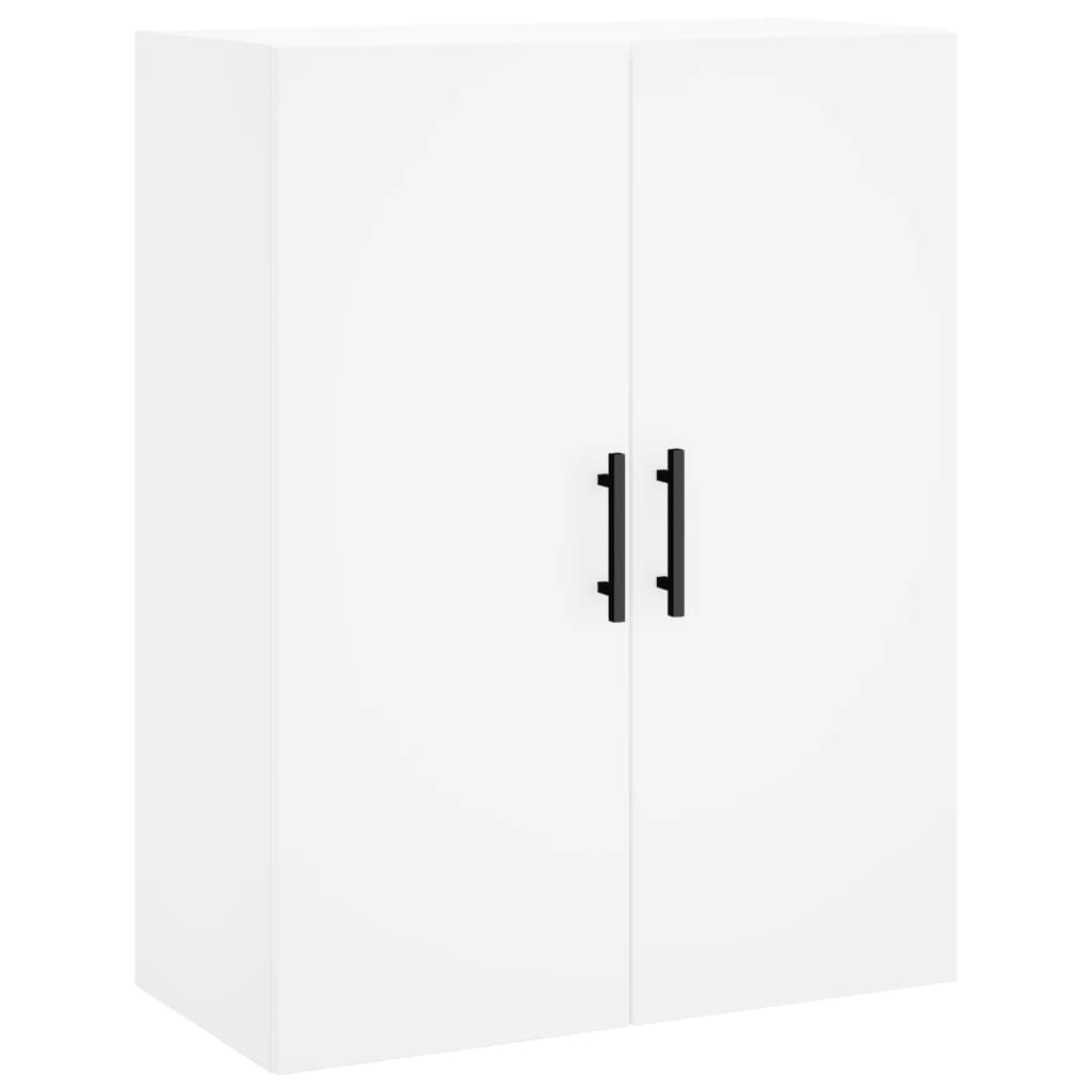 vidaXL Highboard hvit 69,5x34x180 cm konstruert tre