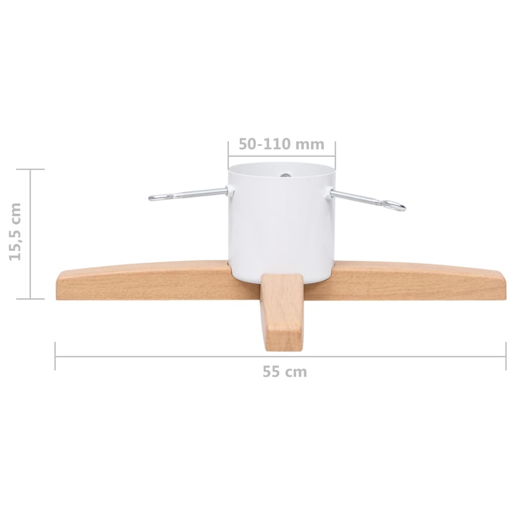 vidaXL Juletrestativ 55x55x15,5 cm