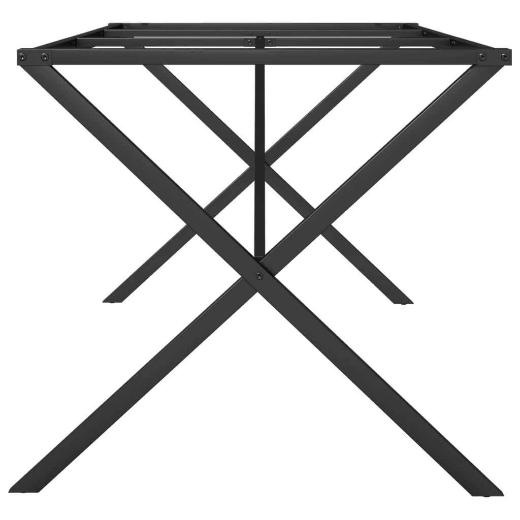 vidaXL Ben for spisebord X-ramme 180x80x73 cm støpejern