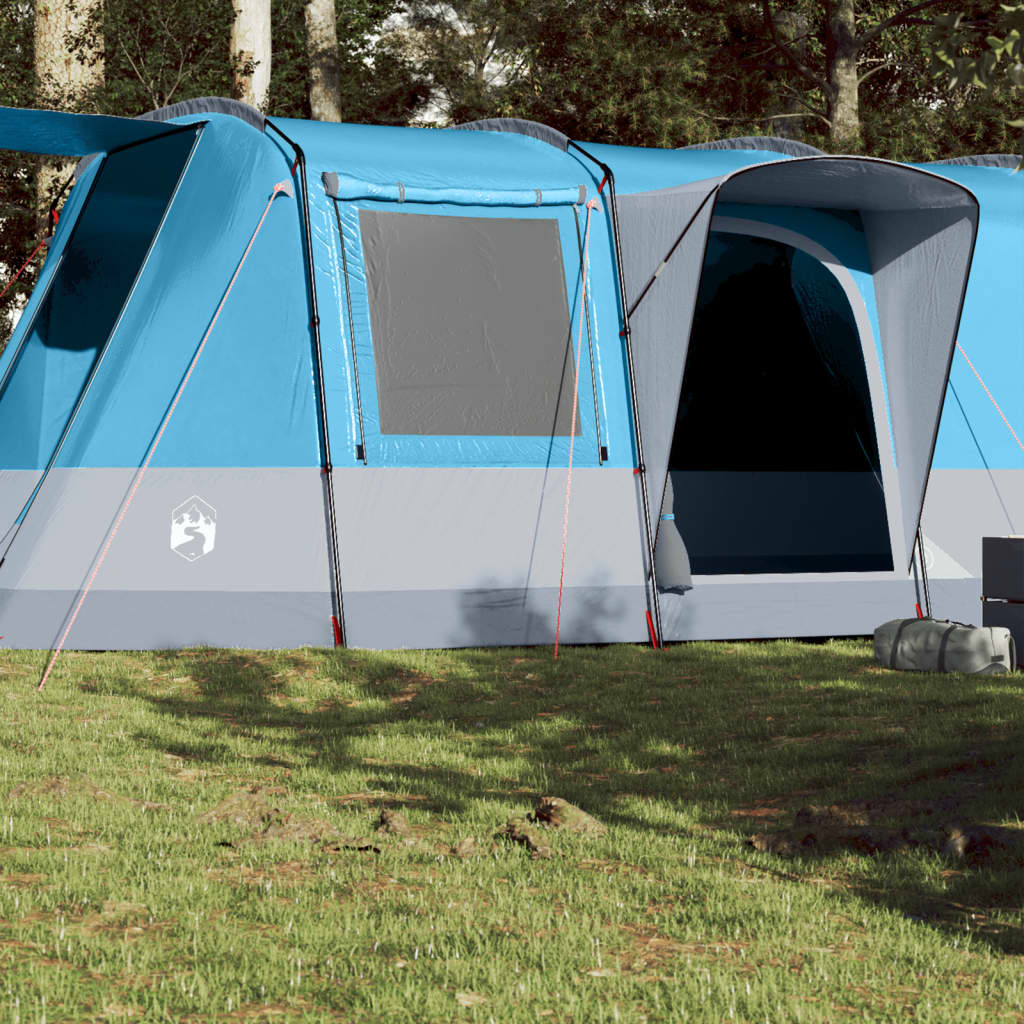 vidaXL Tunneltelt for camping 4 personer blå vanntett