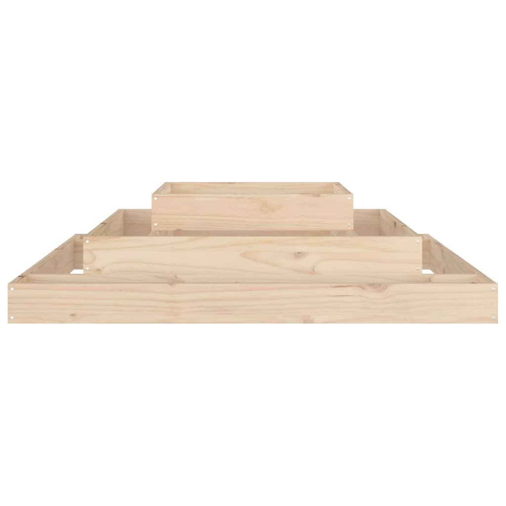 vidaXL Plantekasse 110x110x27 cm heltre furu