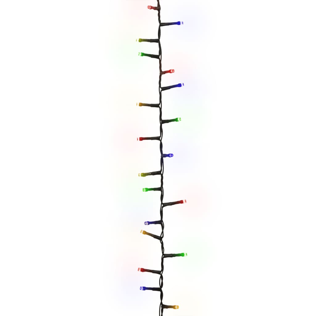 vidaXL LED-strenglys med 1000 lysdioder flerfarget 25 m PVC