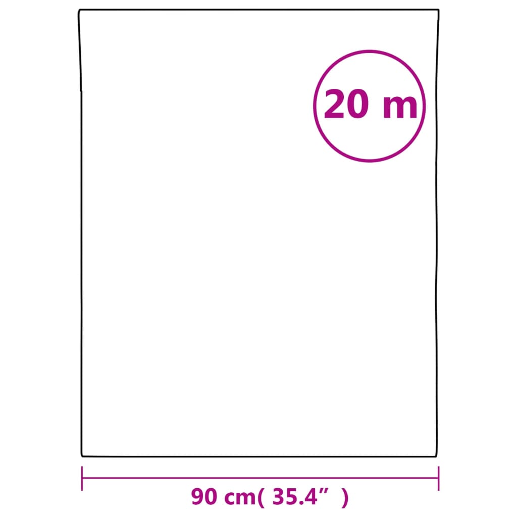 vidaXL Vindusfilm frostet hvit 90x2000 cm PVC