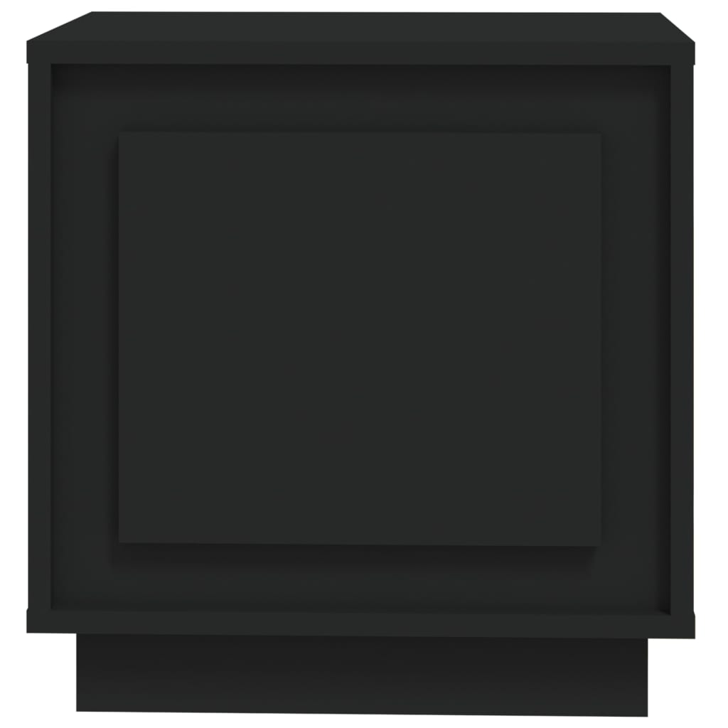 vidaXL Nattbord 2 stk svart 44x35x45 cm konstruert tre
