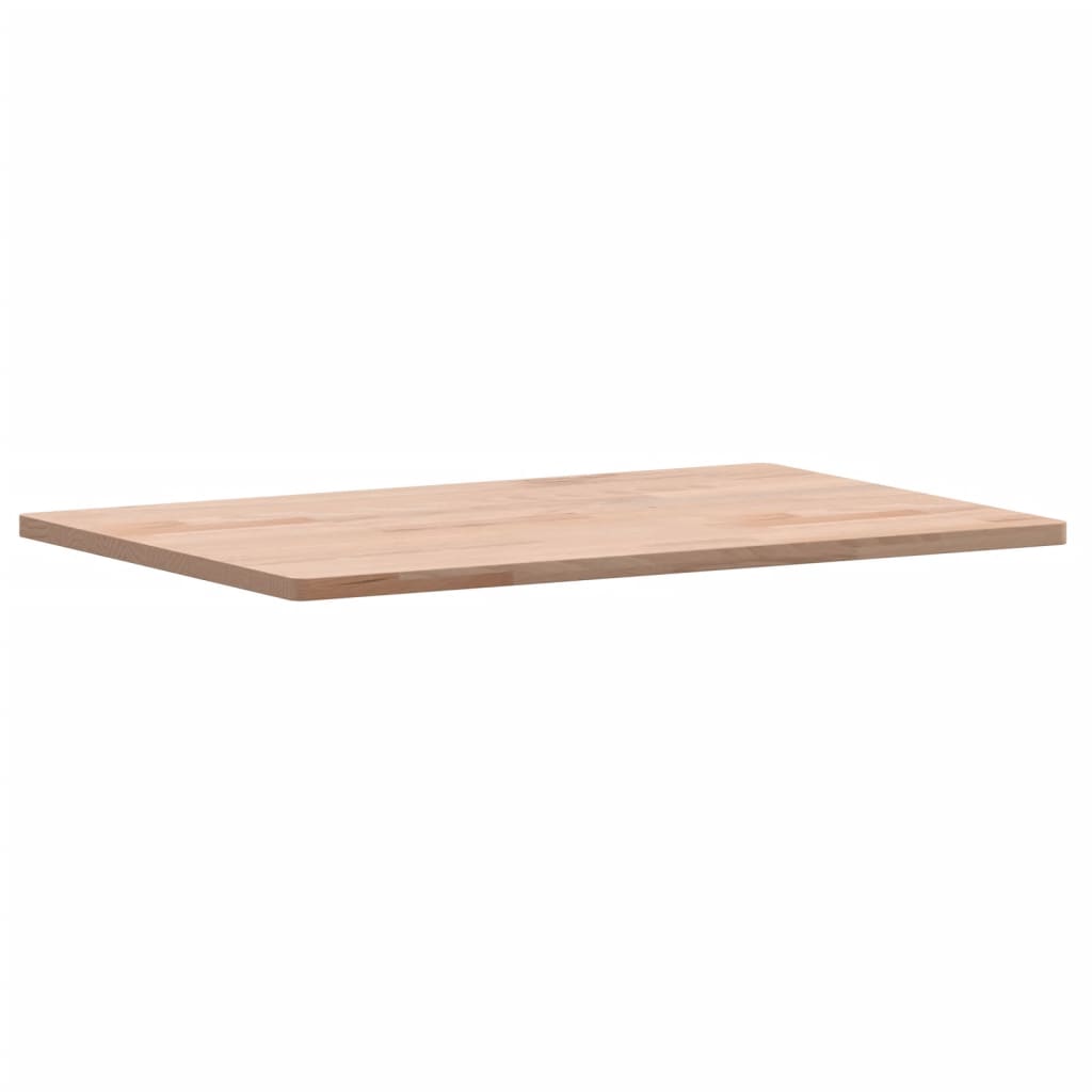 vidaXL Benkeplate til bad 60x40x1,5 cm heltre bøketre