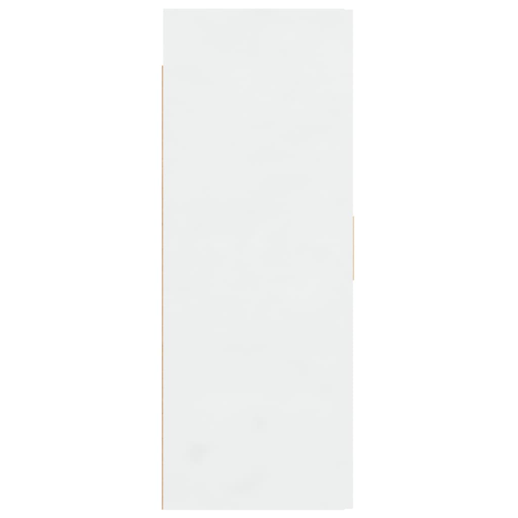 vidaXL Hengende veggskap hvit 69,5x34x90 cm
