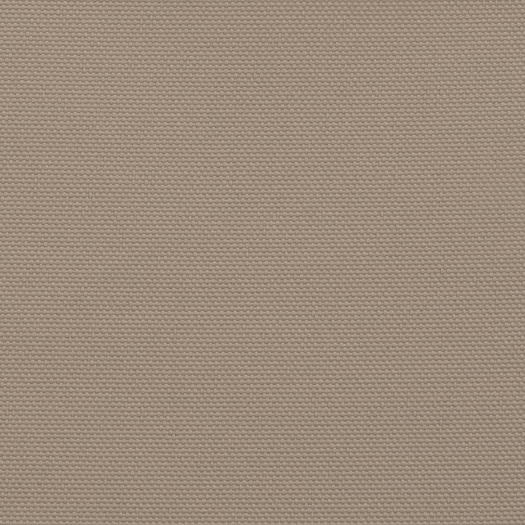 vidaXL Balkongskjerm gråbrun 120x800 cm 100% polyester oxford