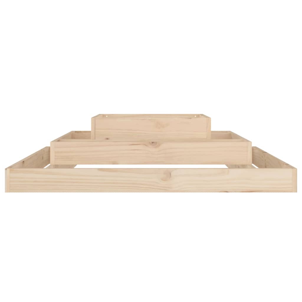 vidaXL Plantekasse 110x110x27 cm heltre furu