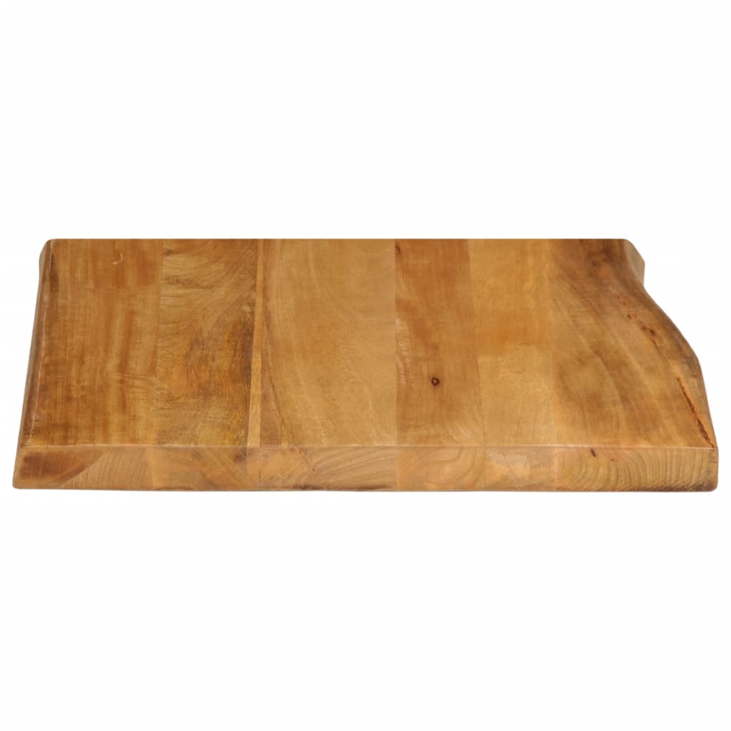 vidaXL Bordplate 40x40x2,5 cm naturlig kant heltre mango