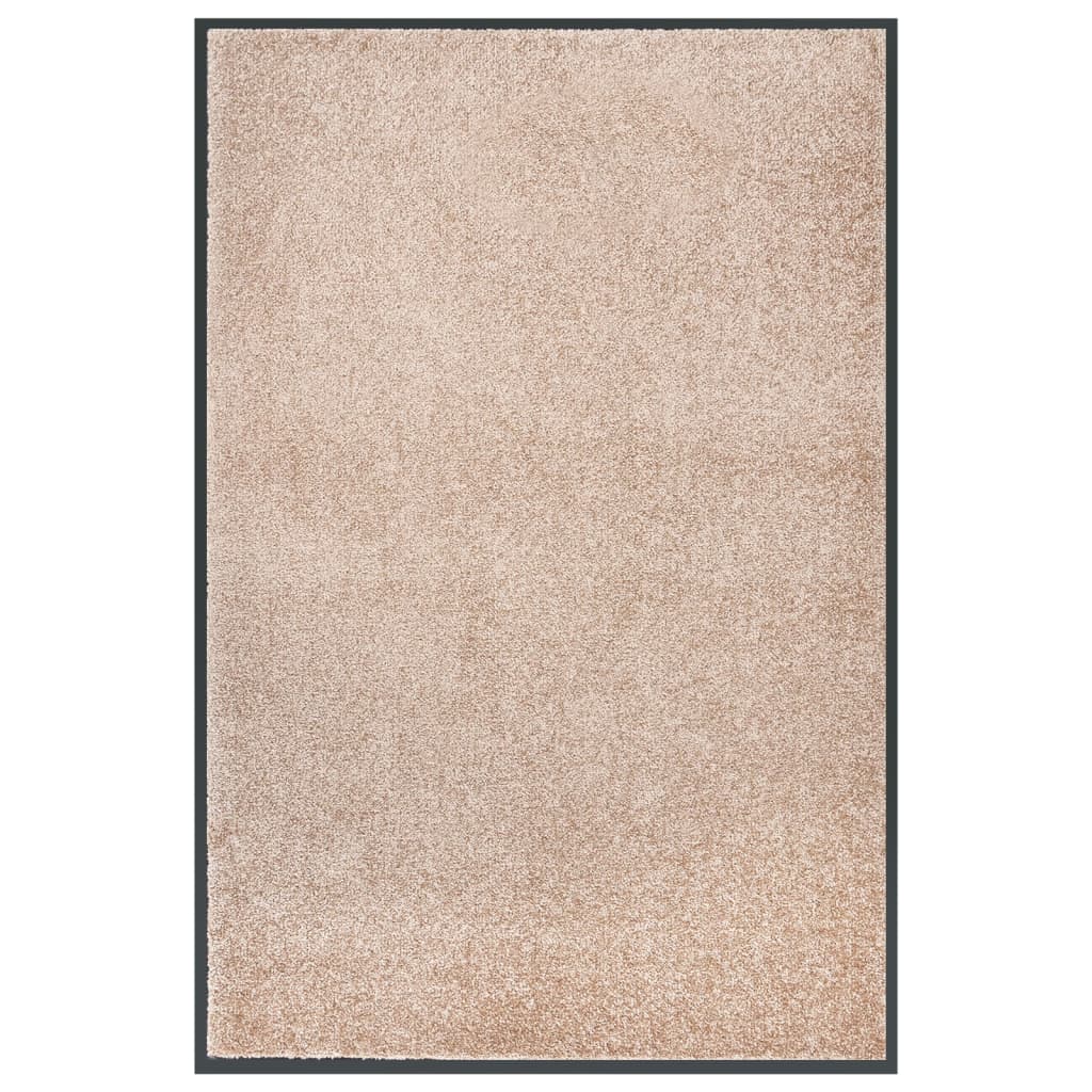 vidaXL Dørmatte beige 80x120 cm